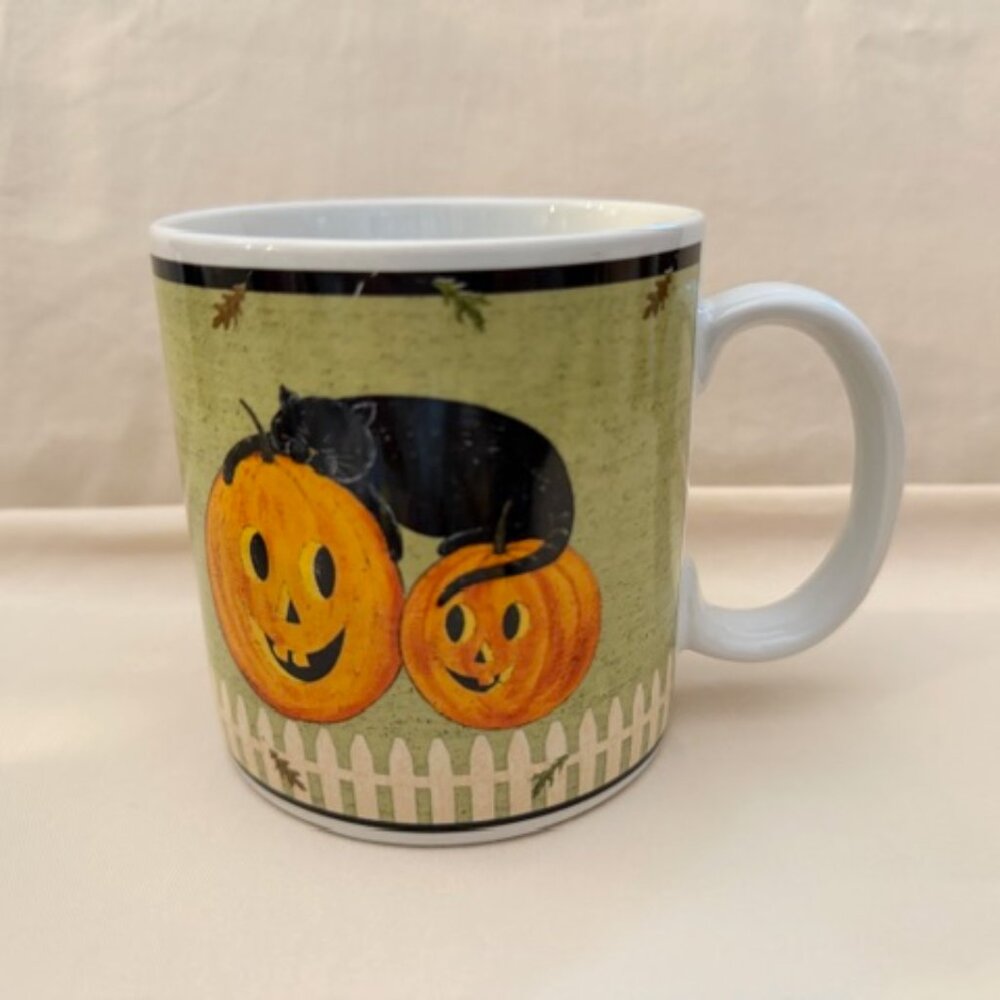 Vintage Warren Kimble Pumpkin Dreams Mug